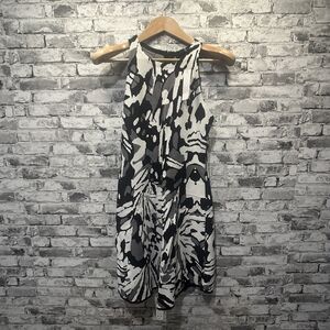 NWT White House Black Market Monochrome Mini Dress Size Small